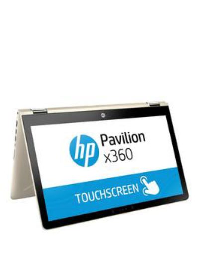 Hp Pavilion X360 15-Br018Na Intel&Reg; Pentium&Reg;, 4Gb Ram, 1Tb Hard Drive 15.6In Touchscreen 2 In 1 Laptop - Gold - Laptop Only